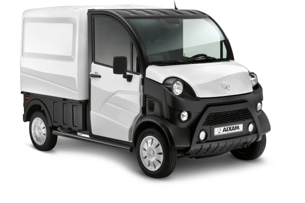 Τετράκυκλα οχήματα Aixam E-TRUCK Εμπρός όψη Van